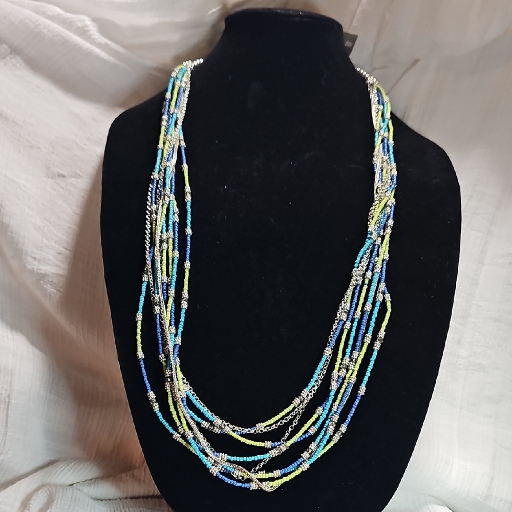 Chico's Multicolor Beaded Necklace